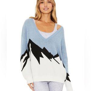 NWT Beach Riot JOEY SWEATER ALPINE MOUNTAIN KNIT